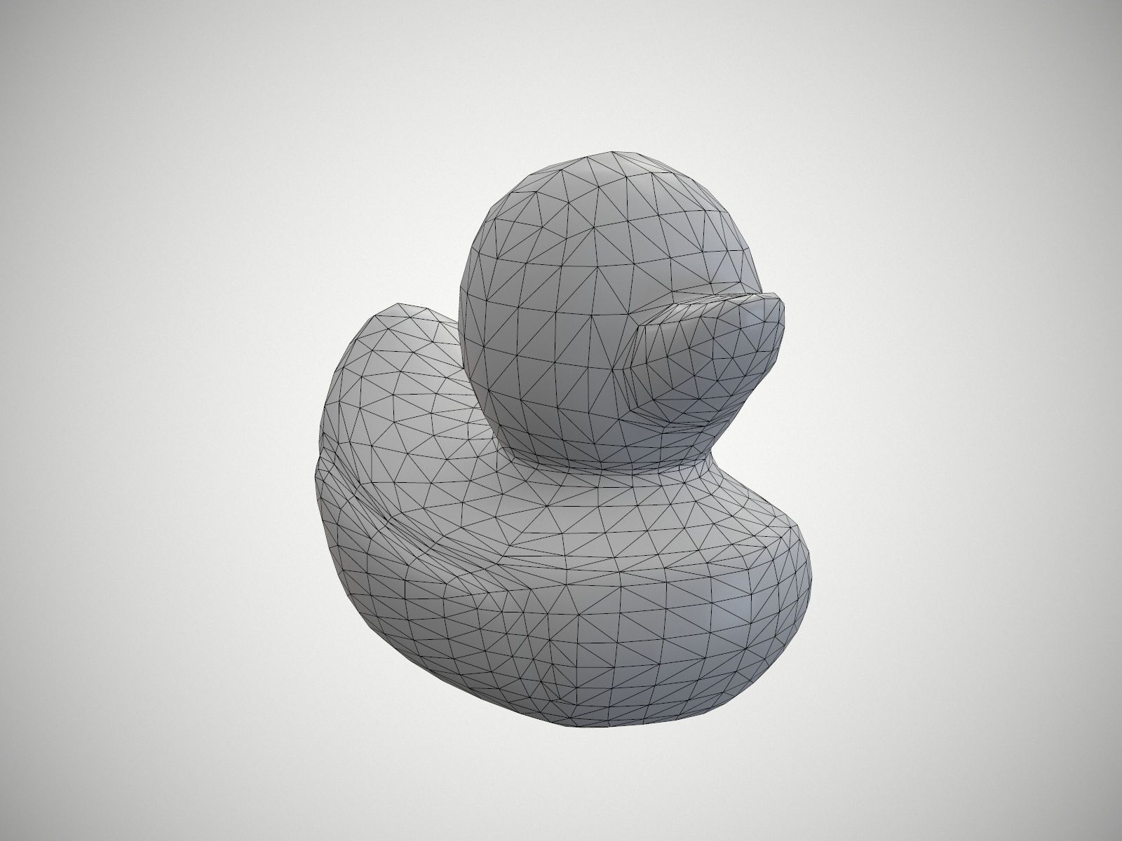 Rubber Duck Free low-poly 3D model_6