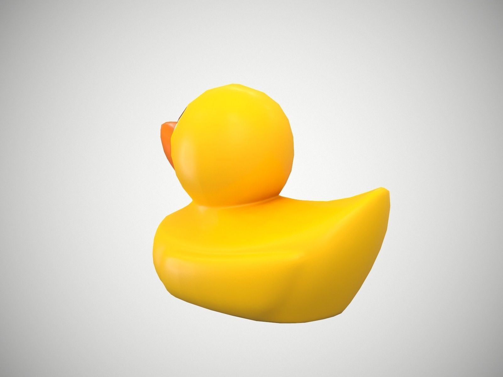 Rubber Duck Free low-poly 3D model_5