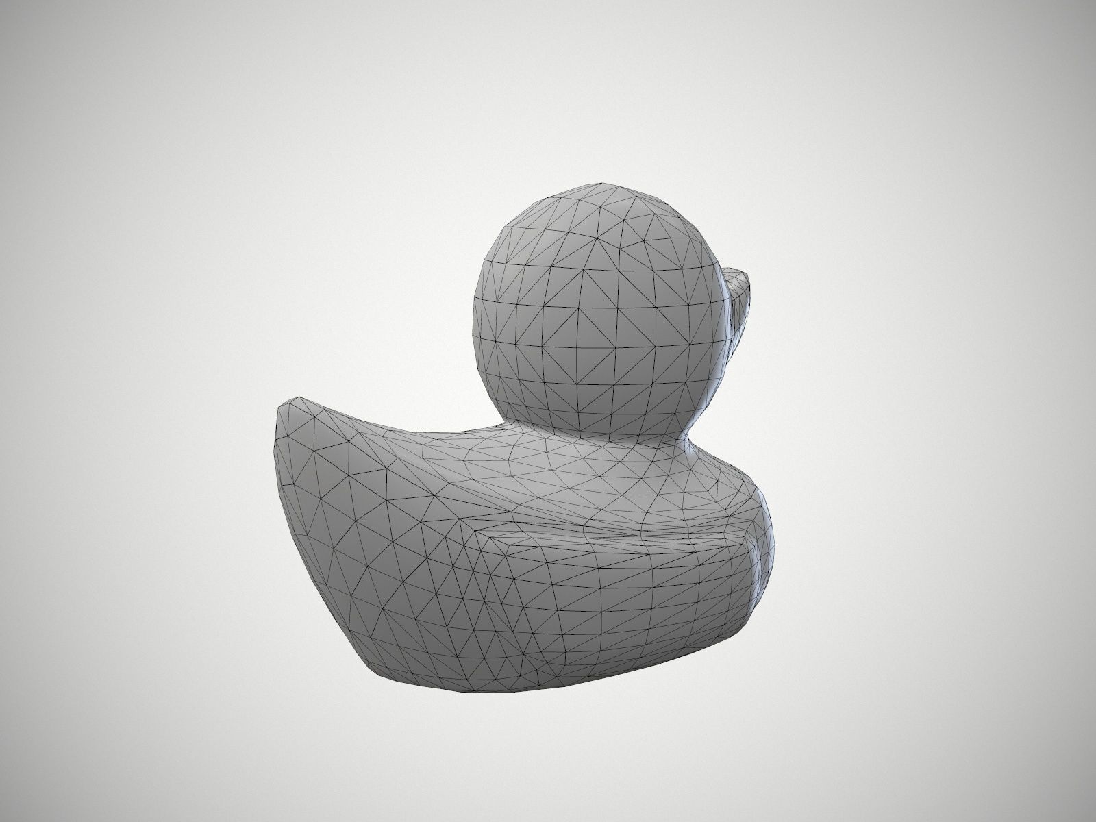 Rubber Duck Free low-poly 3D model_11