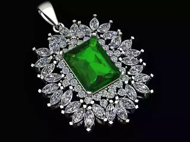 Emerald Necklace 01 No