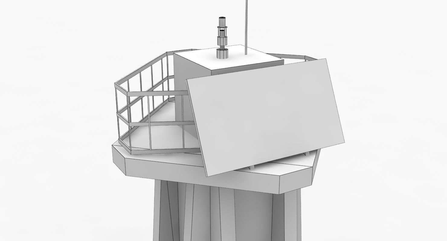 Light House West Mall Low-poly 3D model_10