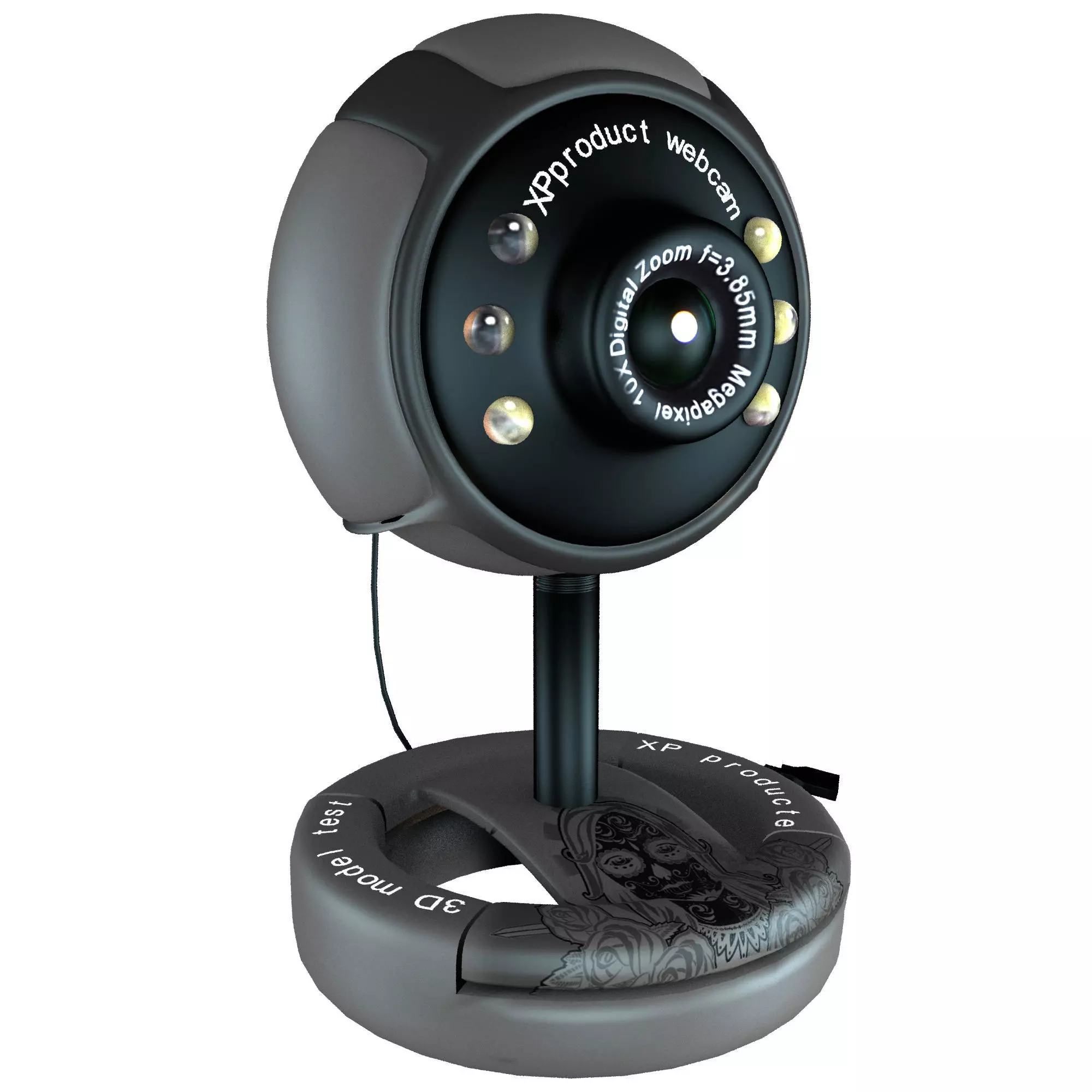 webcam hd Free 3D model