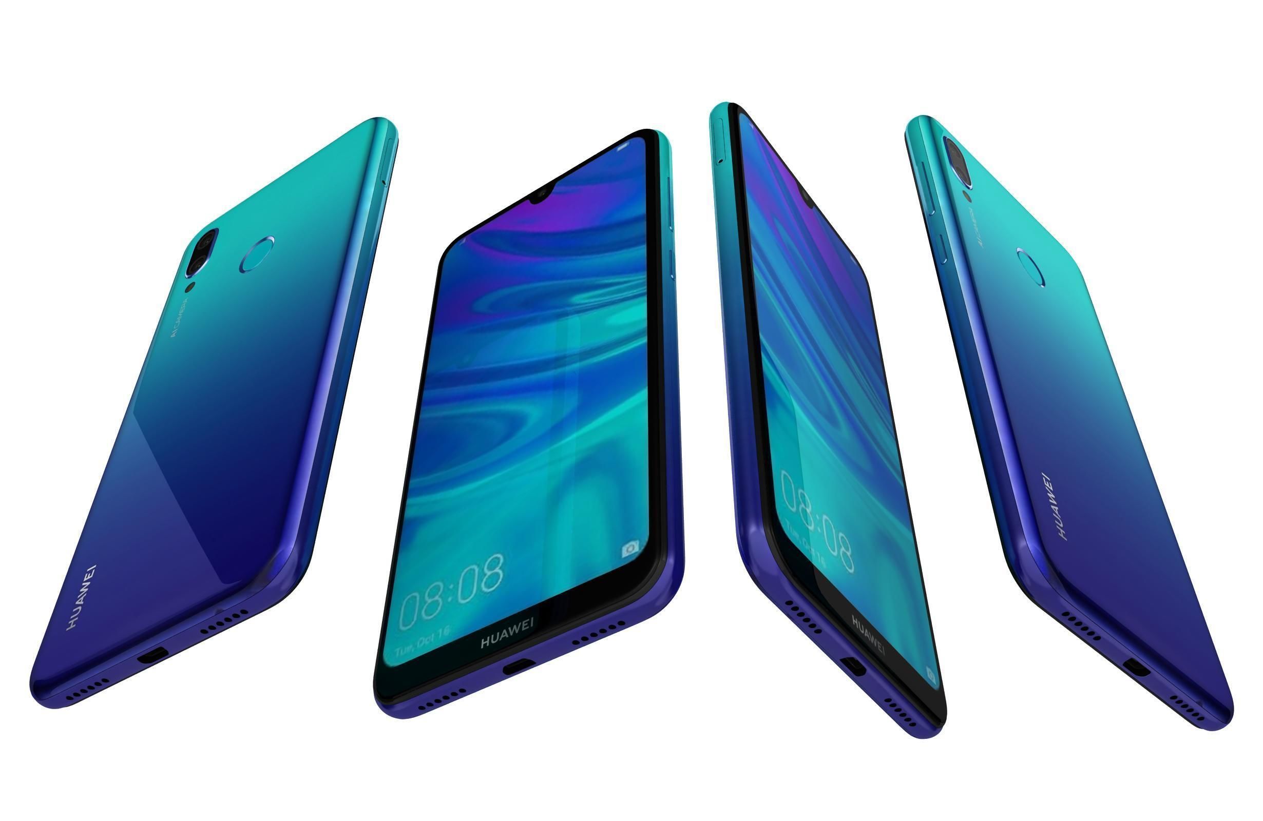 Huawei Y7 2019 All Colors 3D model_8
