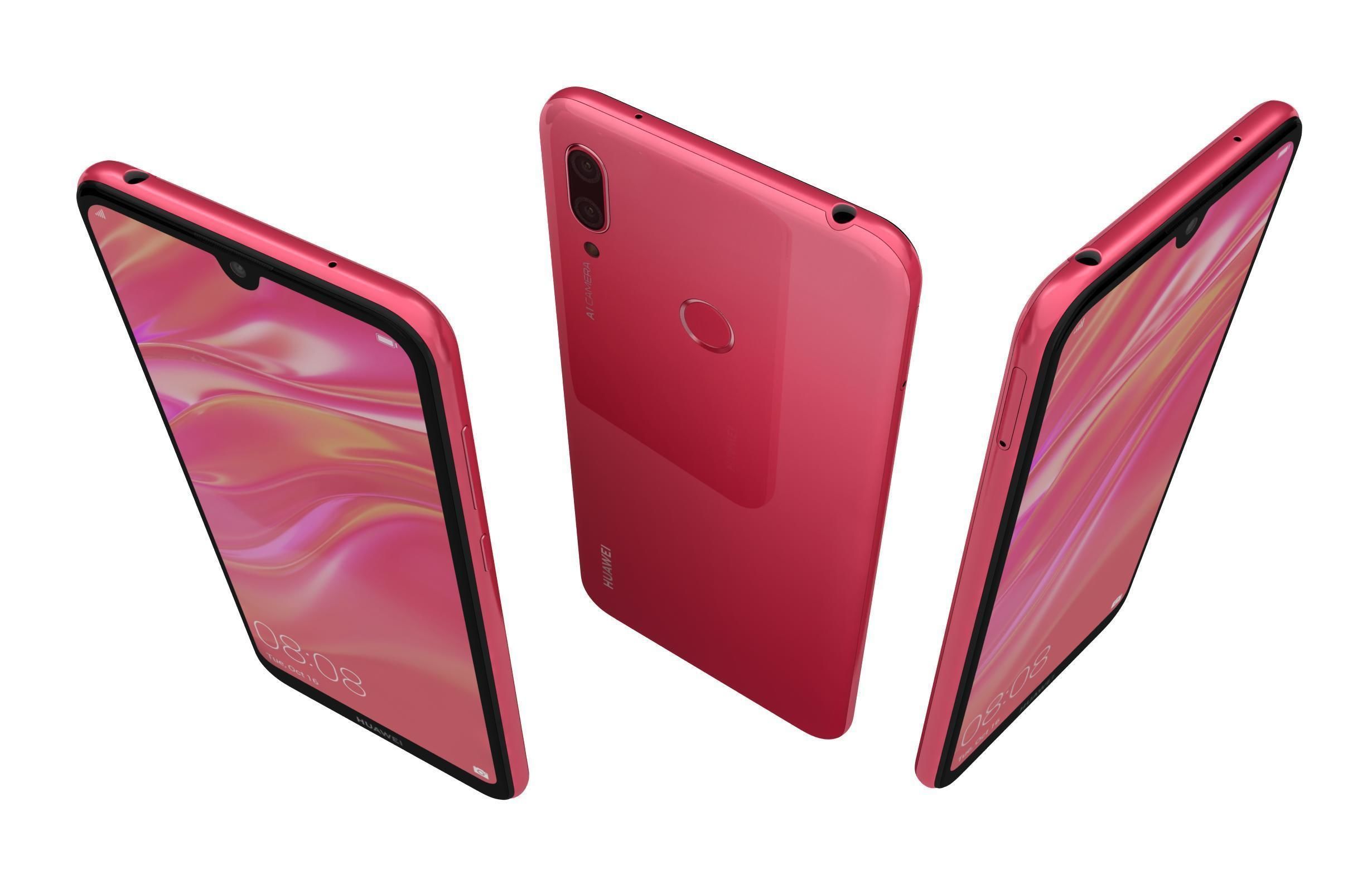 Huawei Y7 2019 All Colors 3D model_7