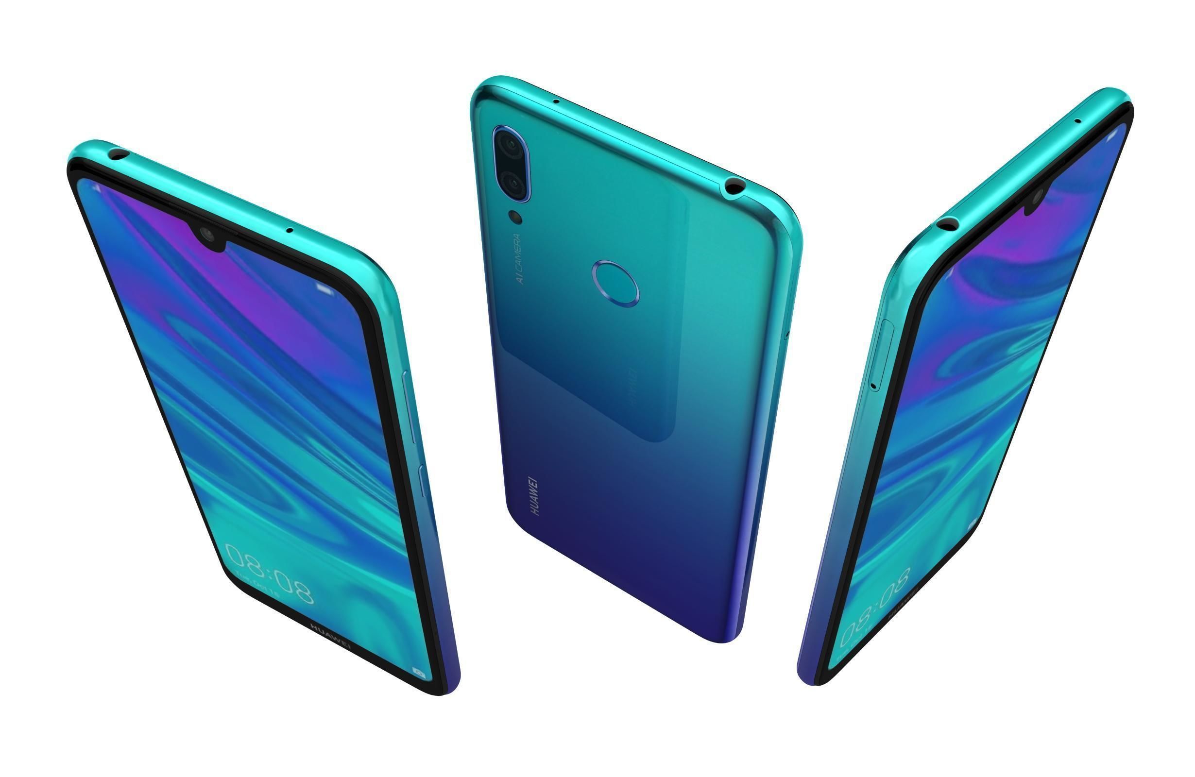 Huawei Y7 2019 All Colors 3D model_10