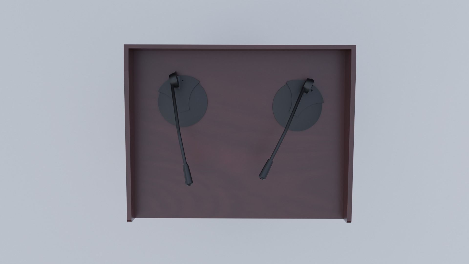 Wood Pulpit  Low-poly 3D model_26