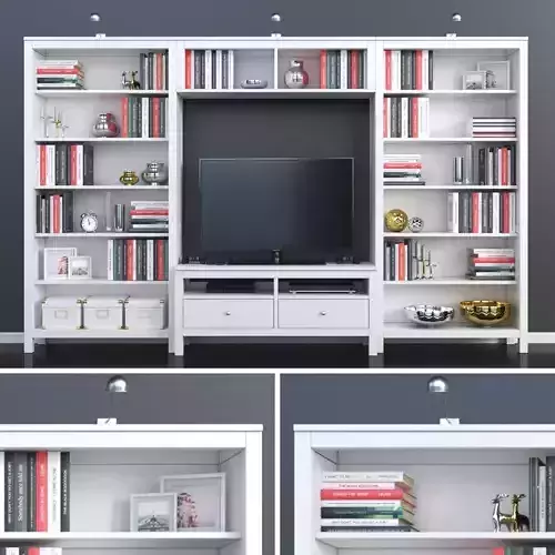Hemnes tv place decor set