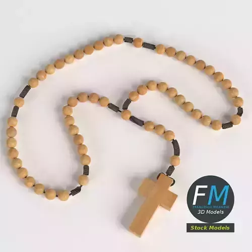 Rosary wooden