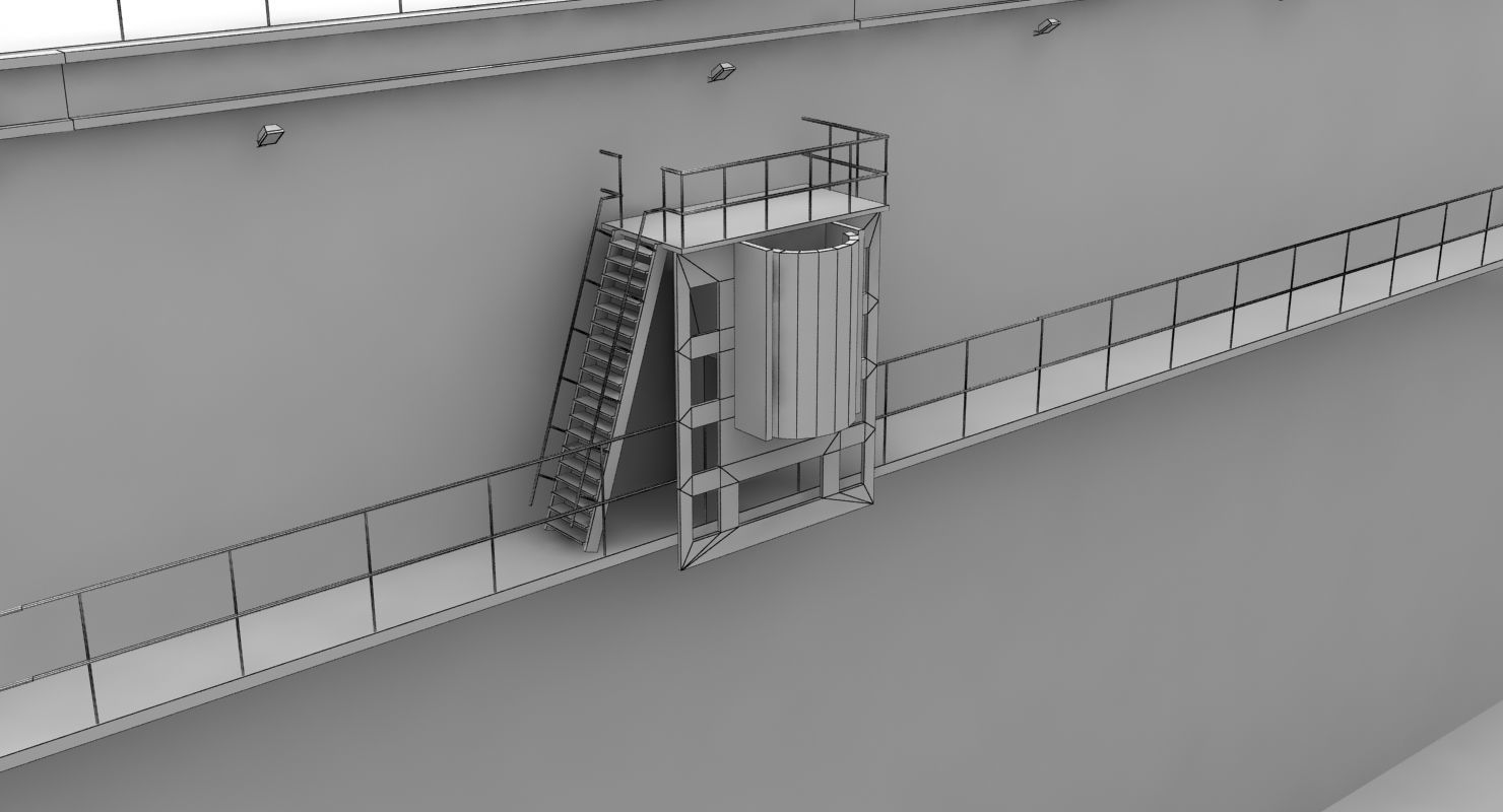 Floating Dock 1 Low-poly 3D model_15