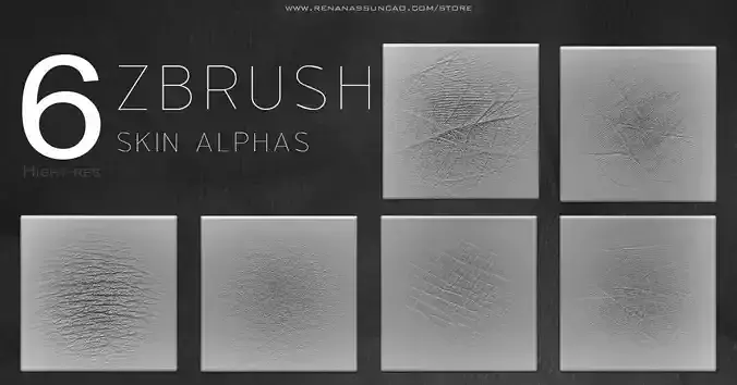 FREE ZBRUSH - CLOTH FOLD ALPHA PACK