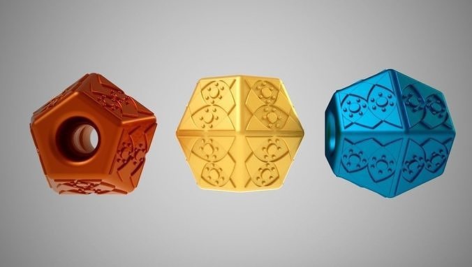 Pentagon Bead 3D print model