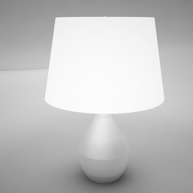 lamp 15 Low-poly 3D model_3