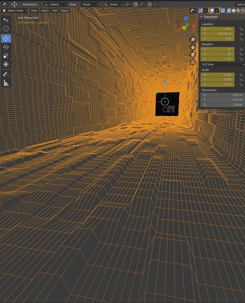 Flythrogh sci fi Cubic Corridor 3D model_6