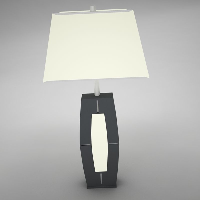 lamp 10 Low-poly 3D model_4