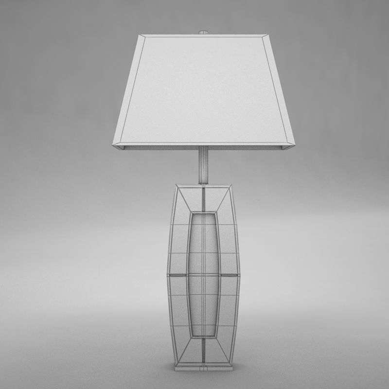 lamp 10 Low-poly 3D model_10