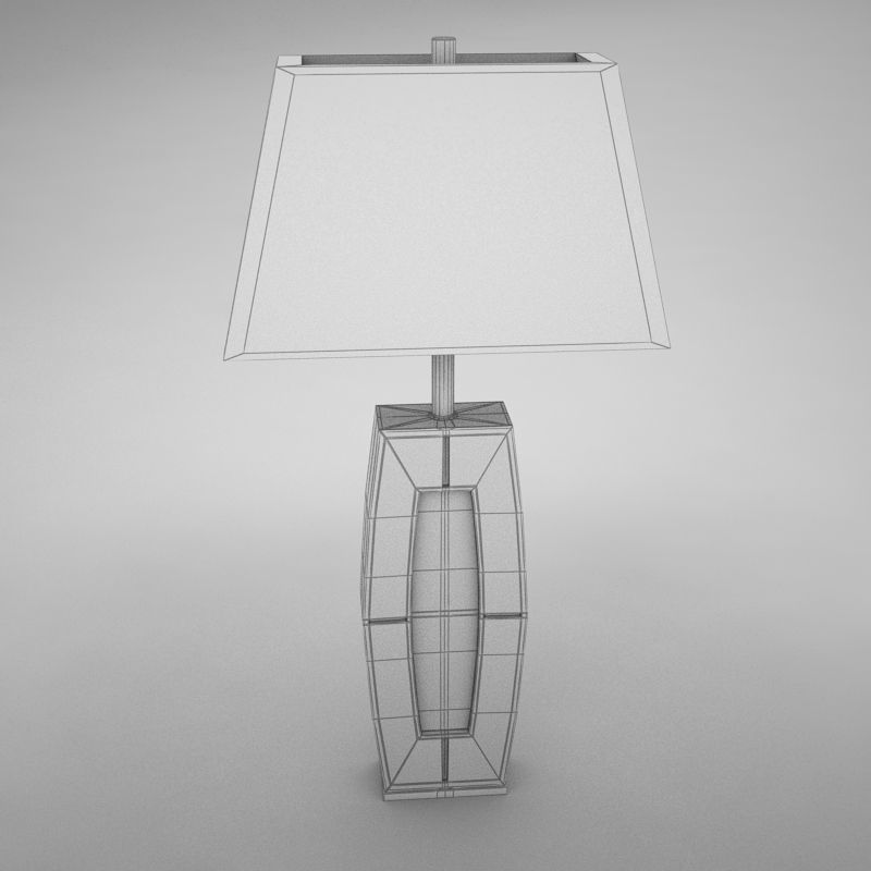 lamp 10 Low-poly 3D model_7