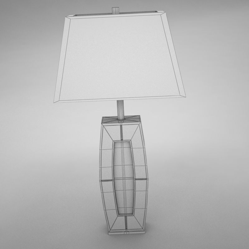 lamp 10 Low-poly 3D model_9