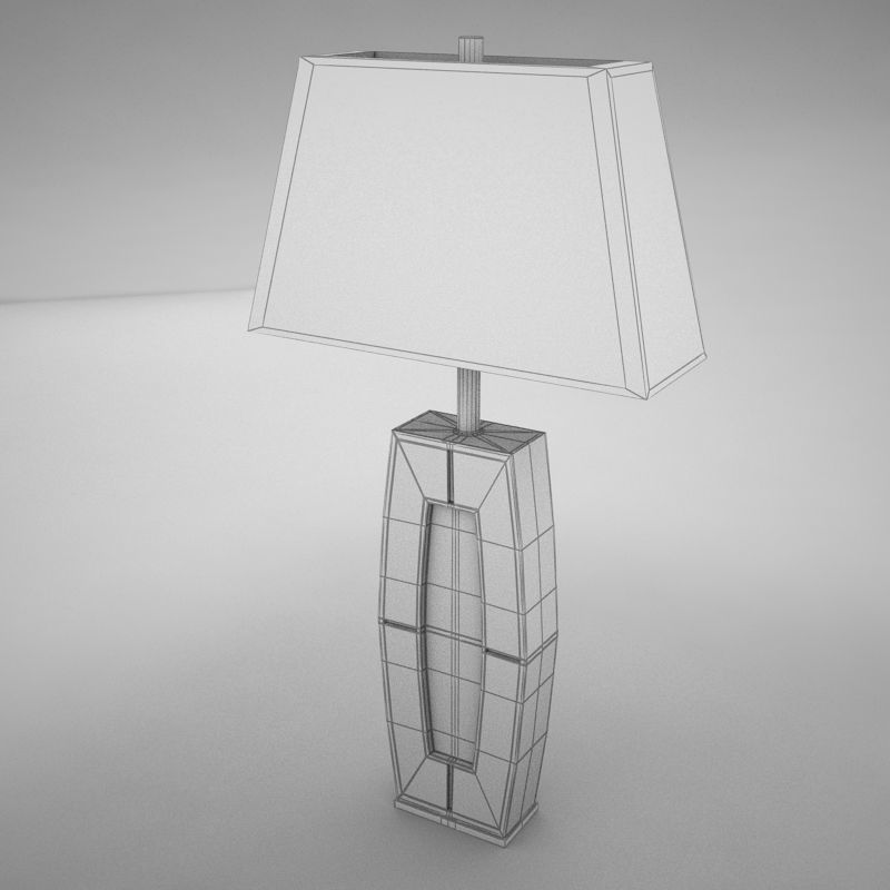 lamp 10 Low-poly 3D model_6