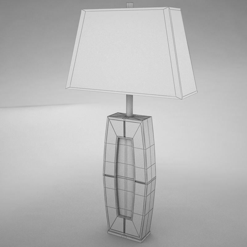 lamp 10 Low-poly 3D model_8