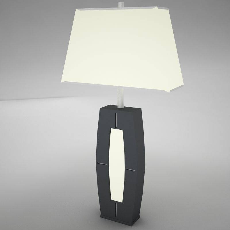 lamp 10 Low-poly 3D model_3