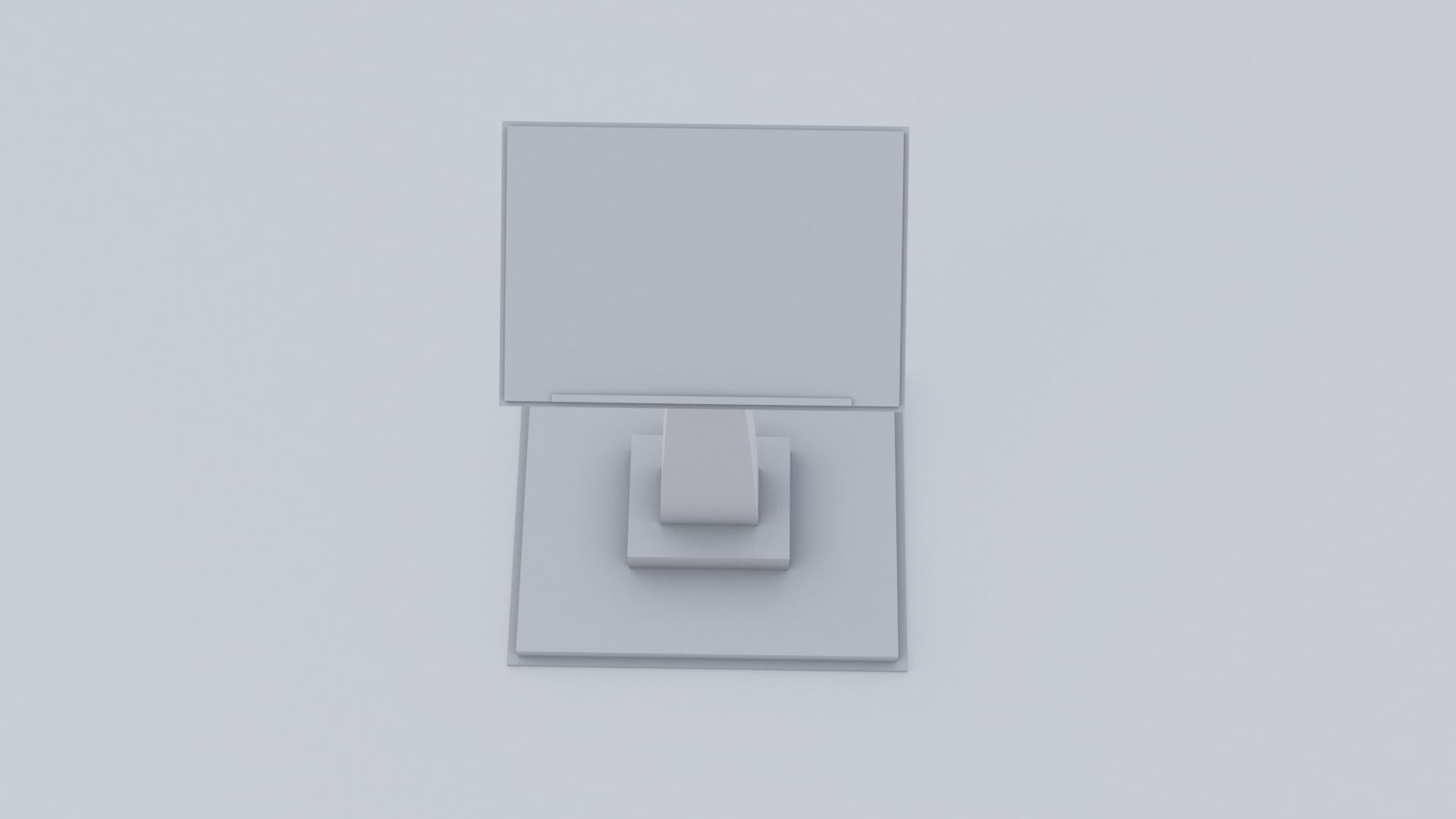 Lectern - Wood Low-poly 3D model_14