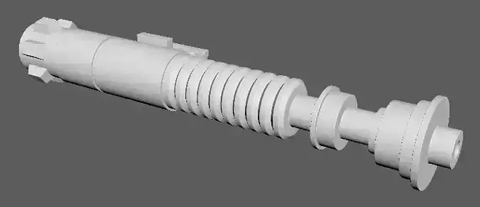 Luke Skywalker Return of the Jedi Lightsaber 3D print model