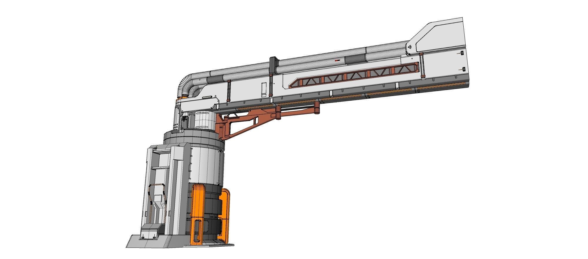 sci-fi Architecture kitbash 29 3D model_21