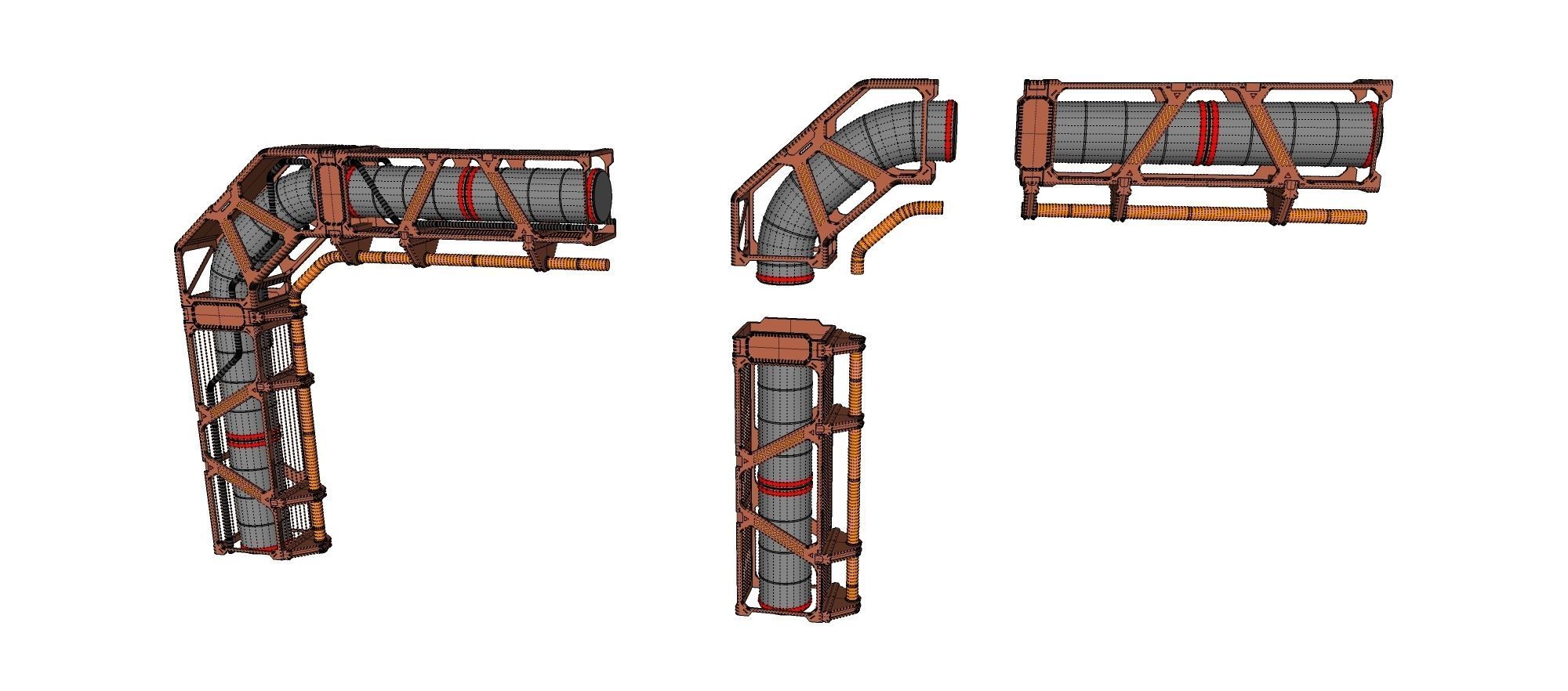 sci-fi Architecture kitbash 29 3D model_20