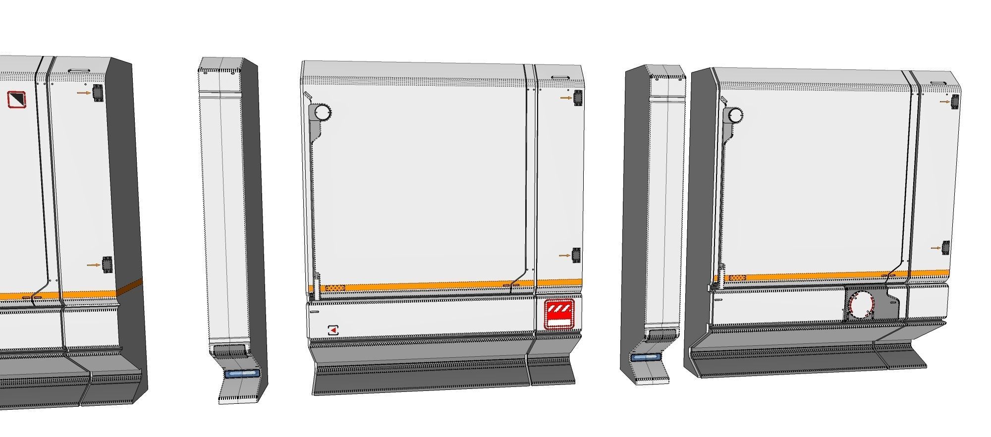 sci-fi Architecture kitbash 29 3D model_29