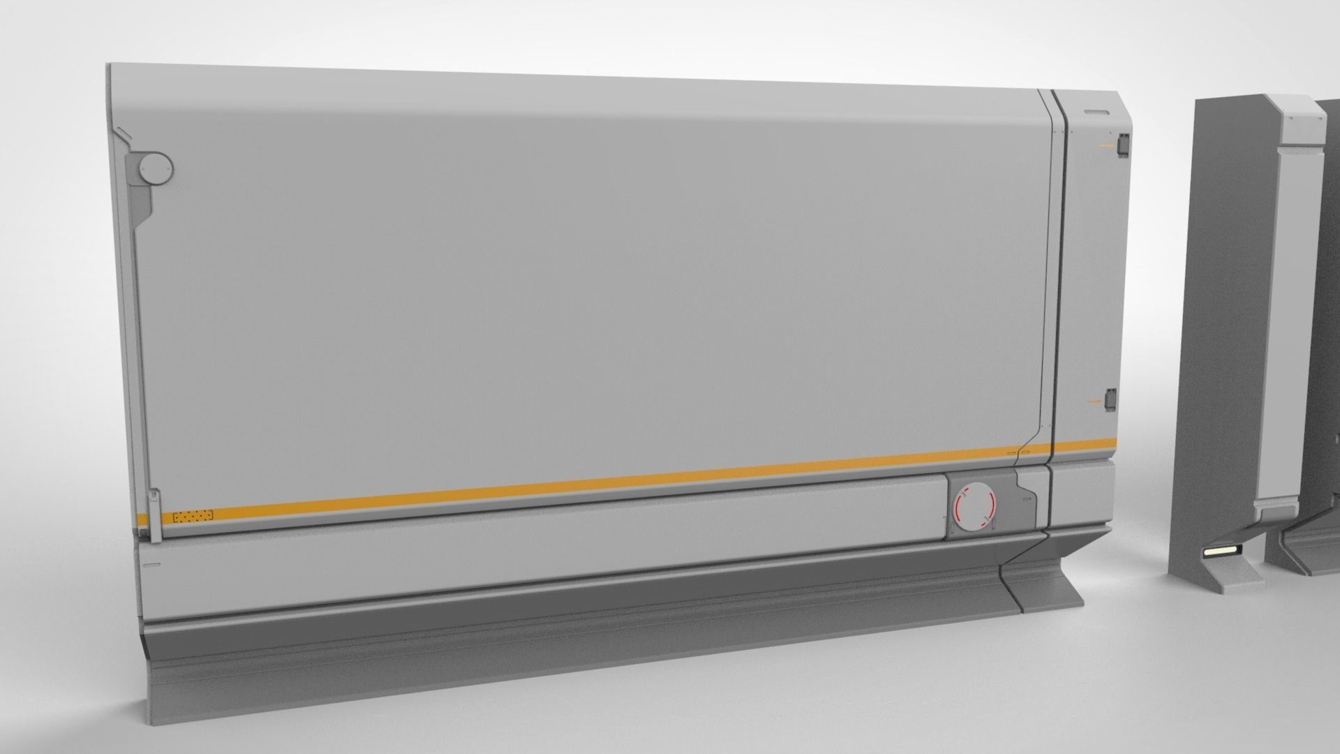 sci-fi Architecture kitbash 29 3D model_15