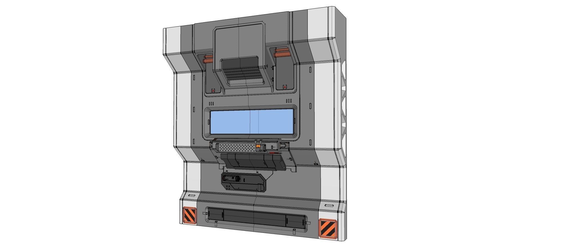 sci-fi Architecture kitbash 29 3D model_23