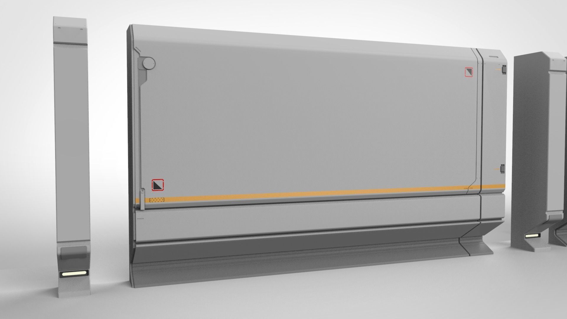 sci-fi Architecture kitbash 29 3D model_16