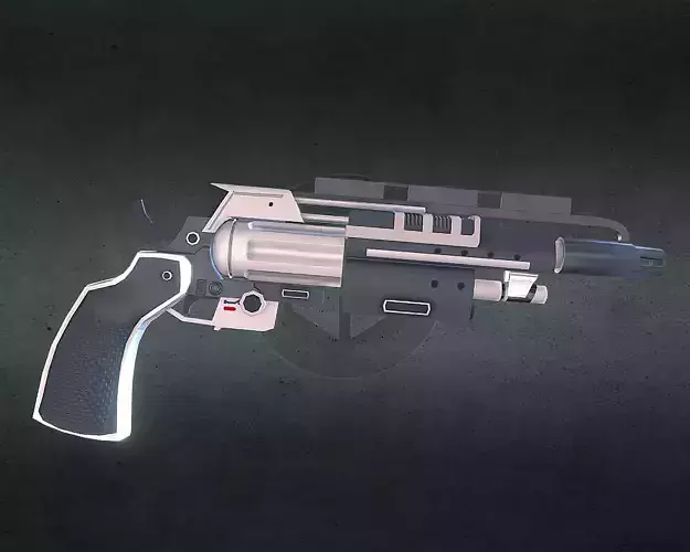 Futuristic Handgun Interceptor