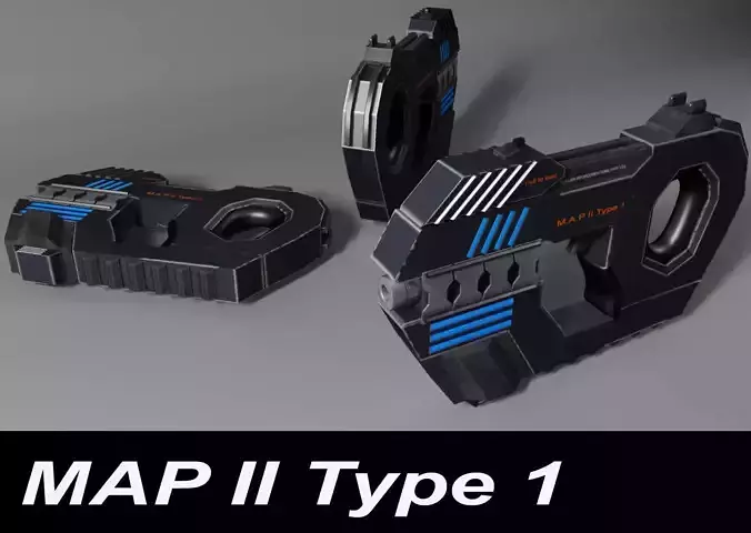 Sci Fi Energy Pistol 3D model