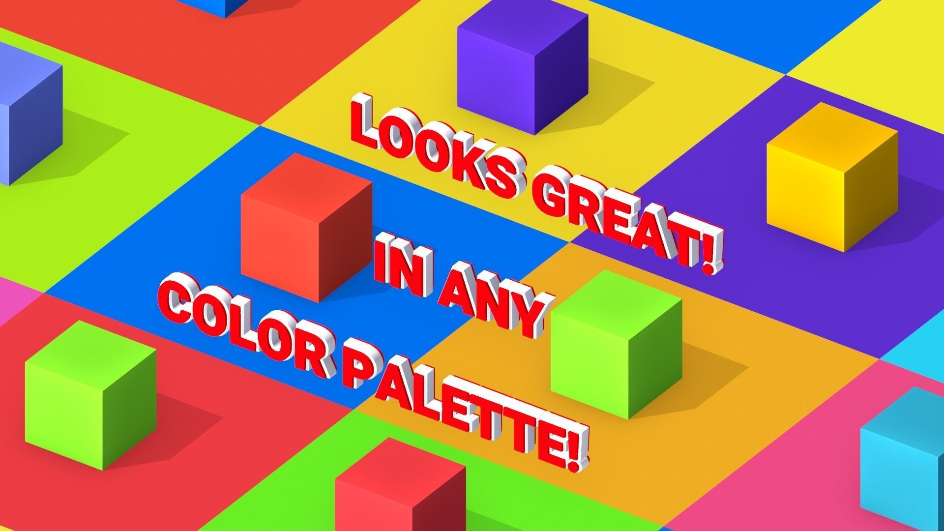 Super awesome high detailed low-poly cube Low-poly 3D model_3