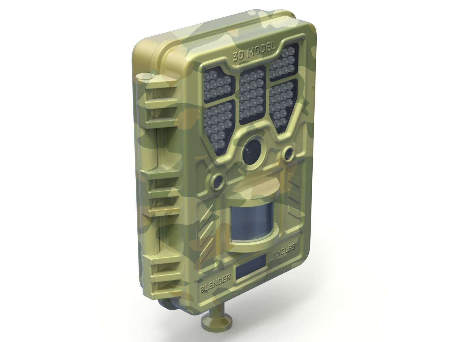 Wildlife Trail Camera 3D model_2