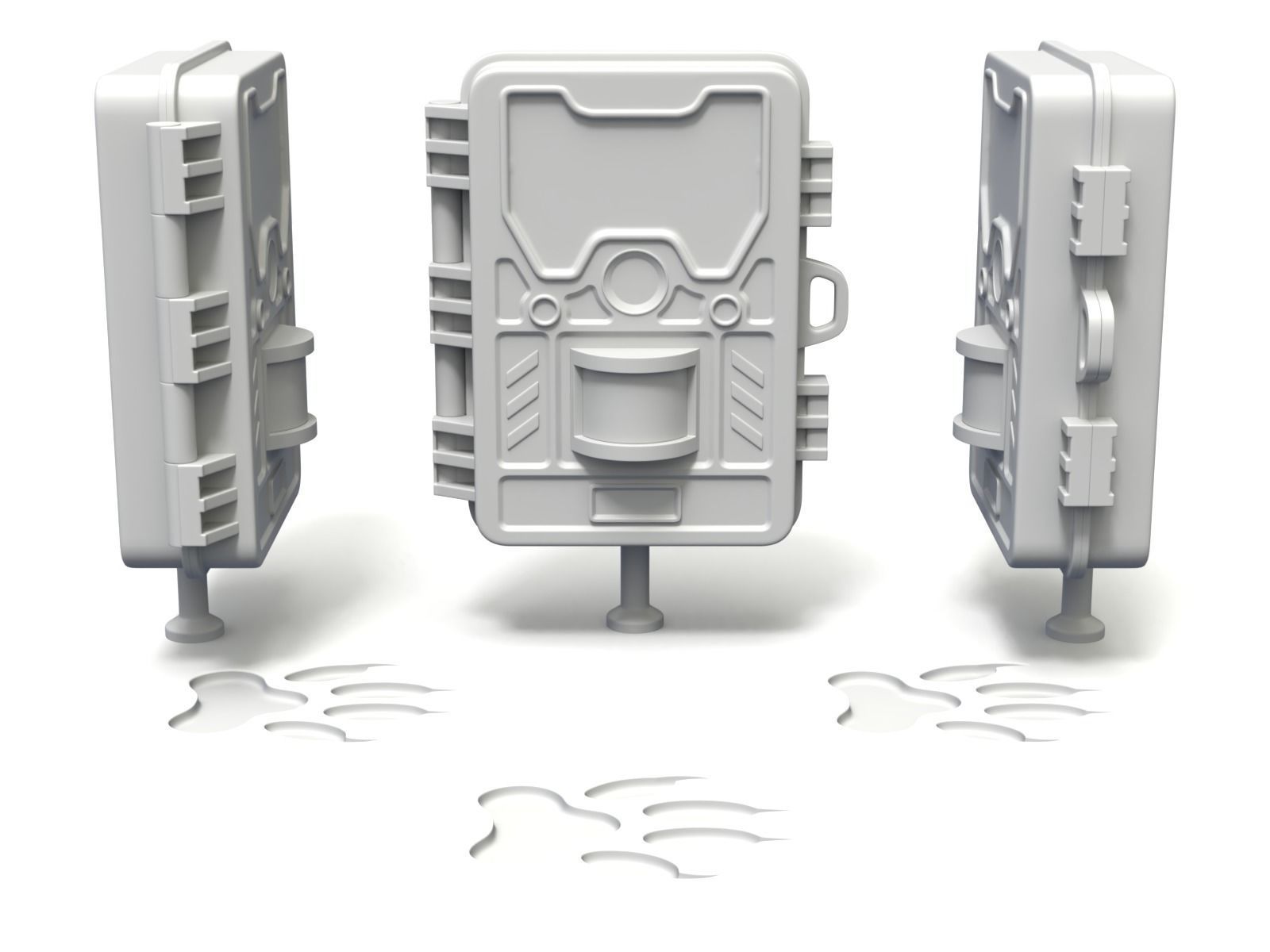 Wildlife Trail Camera 3D model_8