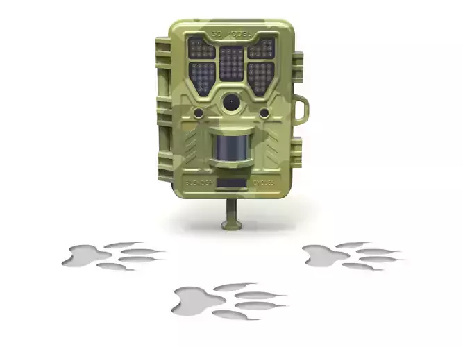 Wildlife Trail Camera 3D model