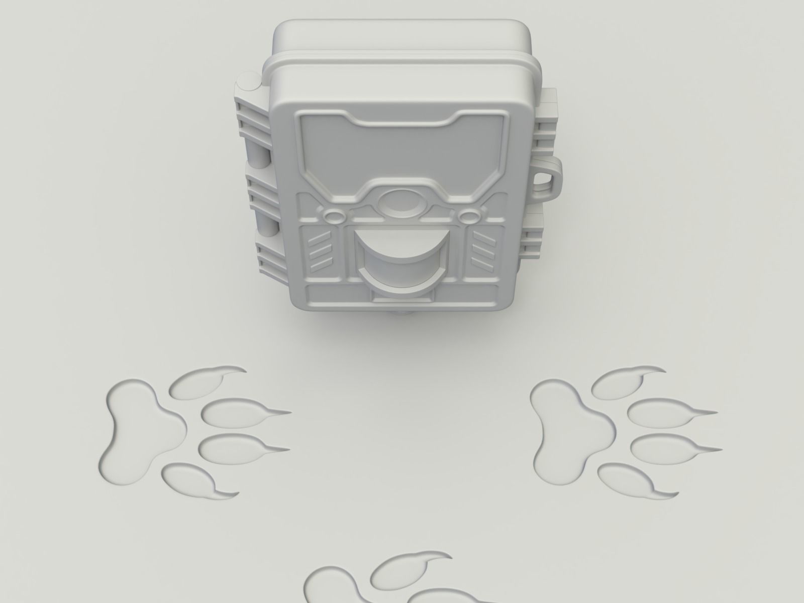 Wildlife Trail Camera 3D model_7