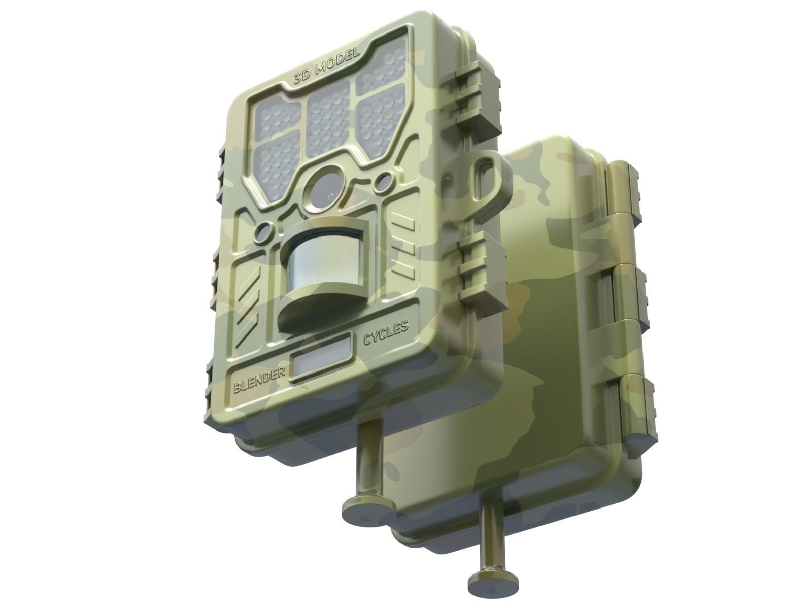 Wildlife Trail Camera 3D model_5
