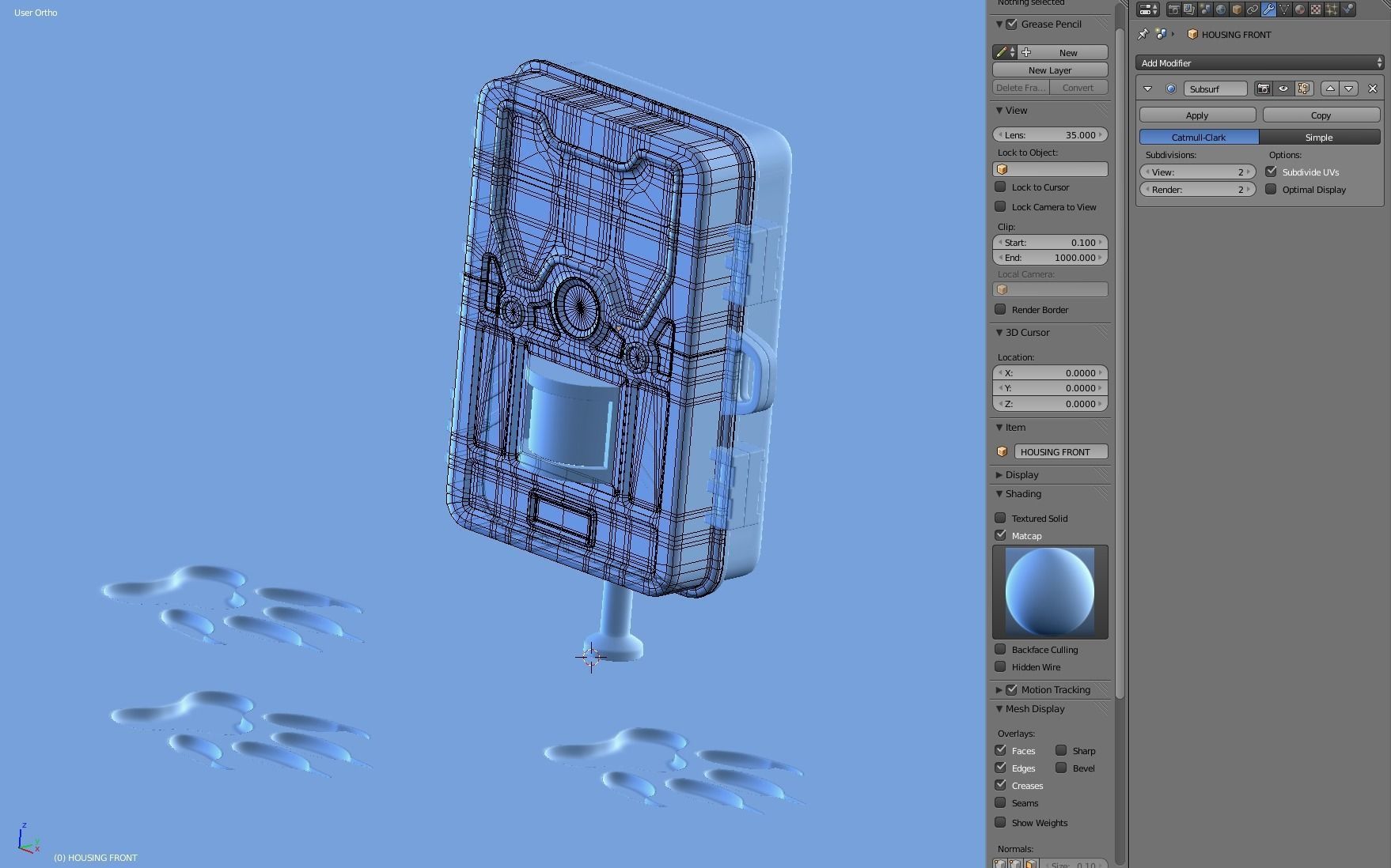 Wildlife Trail Camera 3D model_14