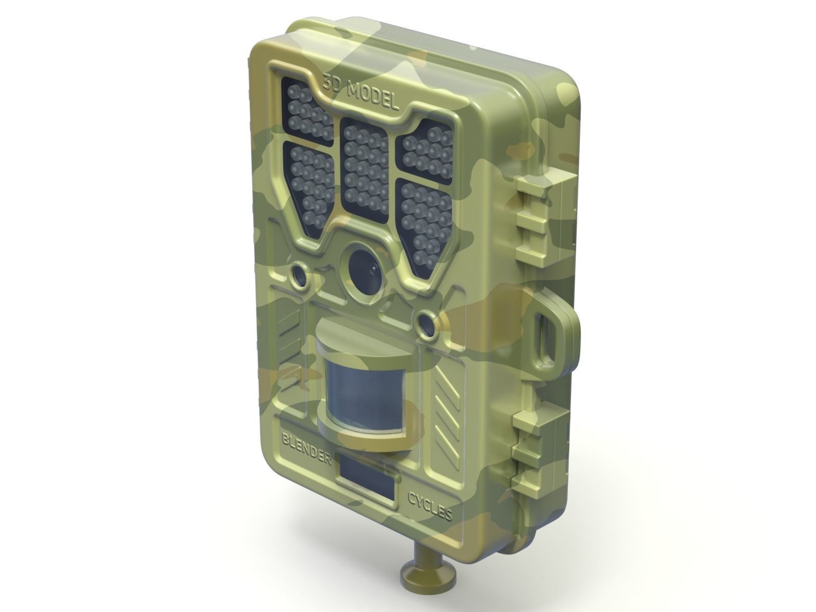Wildlife Trail Camera 3D model_3