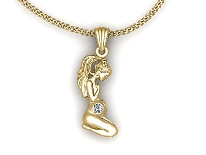 pendant for future mother 3D print model