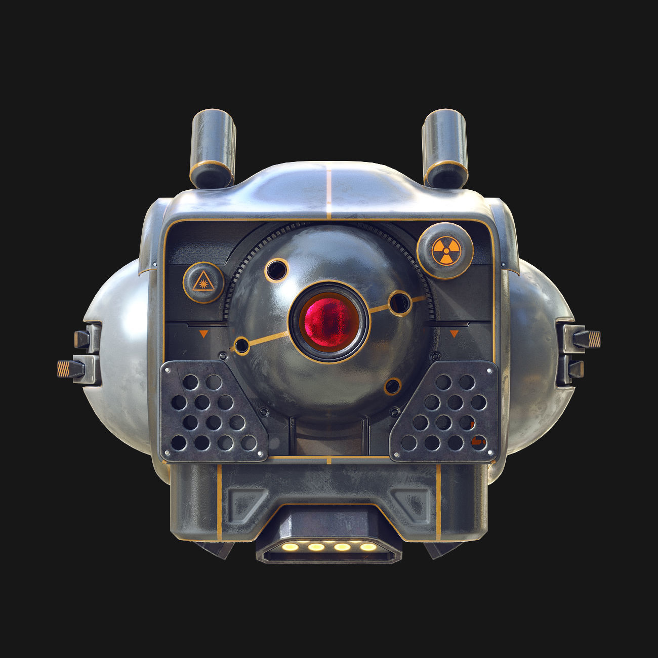 Sci-Fi Drone 3D model_1