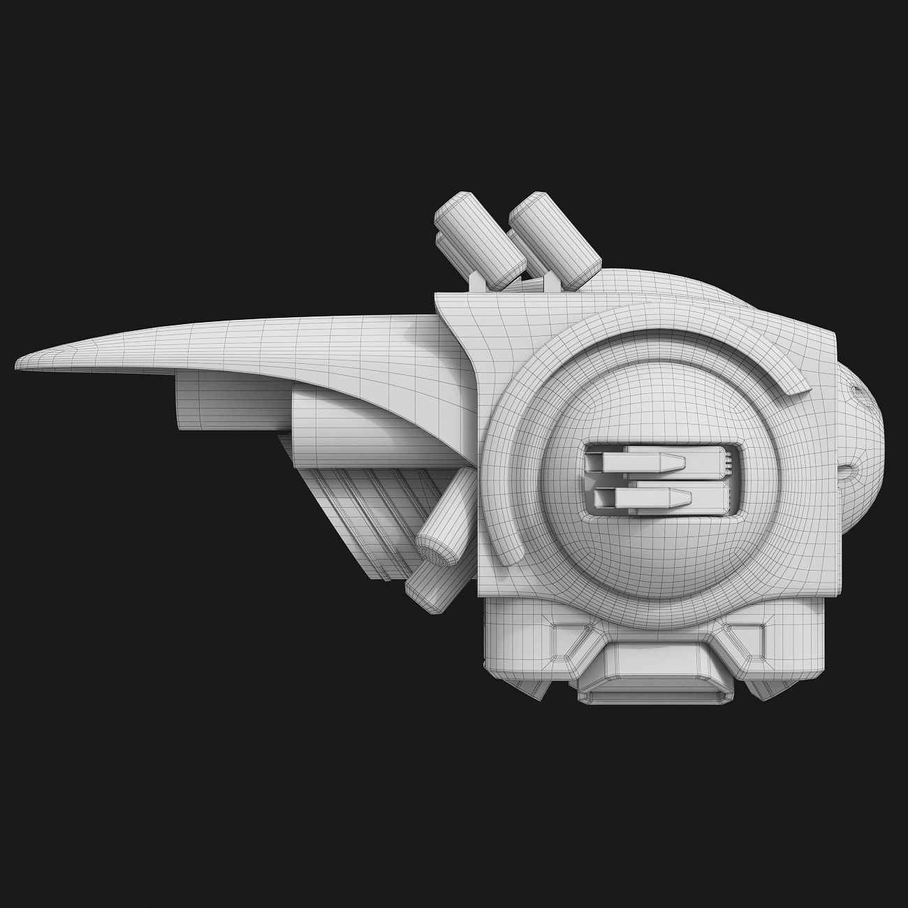 Sci-Fi Drone 3D model_7