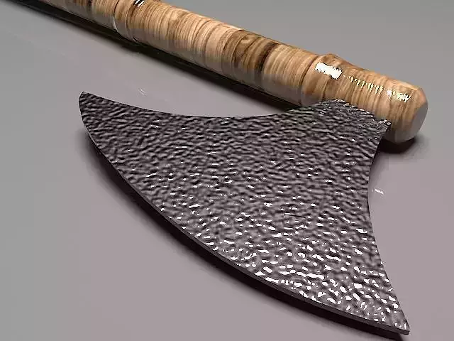 Axe Model with wooden handle