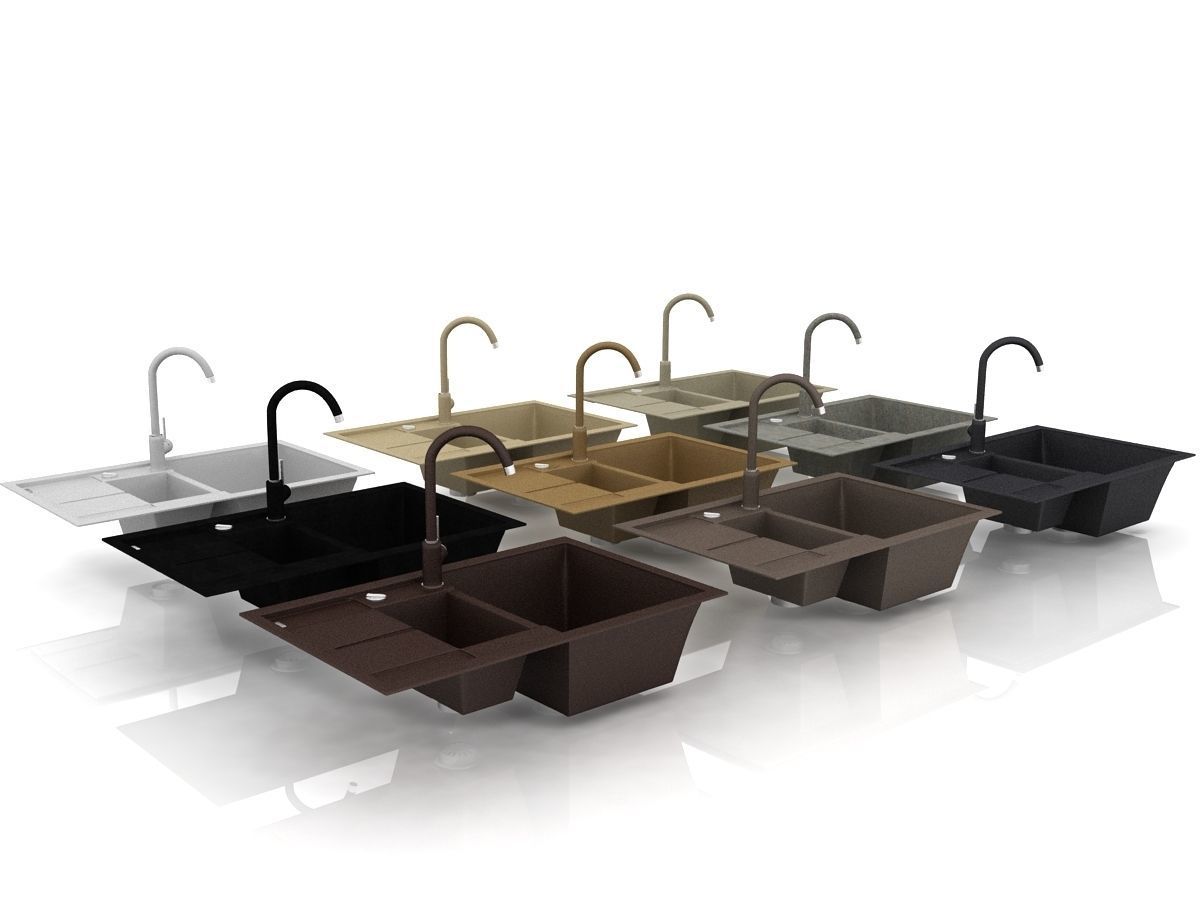 Kitchen Sink  Free 3D model_1