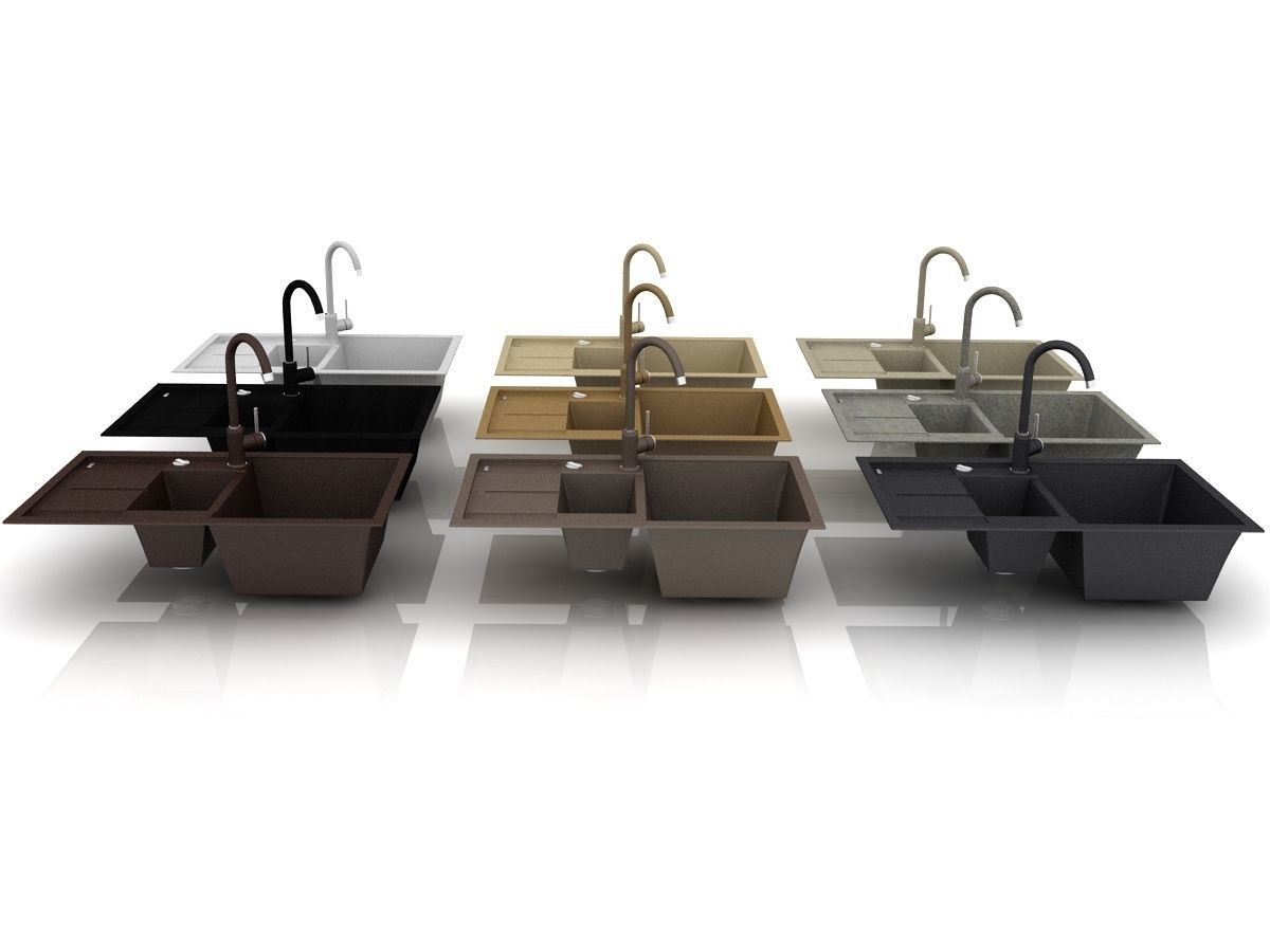 Kitchen Sink  Free 3D model_2