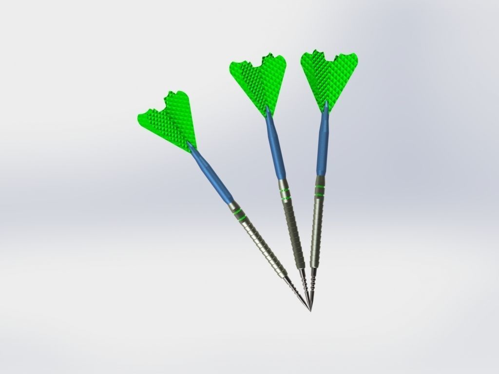 3D darts dart 3D model_1