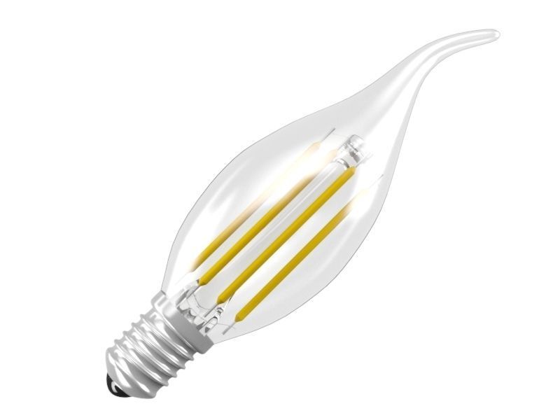 filament led light bulb 3D model_2